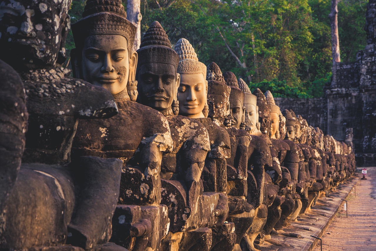 Kambodža - Angkor wat - kdy jet na dovolenou do Indočíny